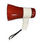 Kinsi - m�gaphone porte voix - puissant et l�ger - sir�ne, lecteur mp3 et enregistreur
