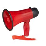 Megaphone rouge pour le stade