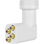 Megasat hd - profi t�te lnb quattro capacit� de chargement: 40 mm contacts de connexion dor�s, r�sistant ...