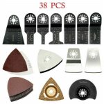 Mlanger lames de scie oscillantes kit d'accessoires pour lame de scie multi - outils 38 lames multimatres ...