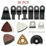 M�langer lames de scie oscillantes kit d'accessoires pour lame de scie multi - outils 38 lames multima�tres ...