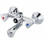 Le sanitaire - mlangeur pour bain, 2 poignes laiton chrom, sans garniture