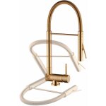 Mlangeur de cuisine avec bec rabattable de couleur or bross nice 29034m1os or bross