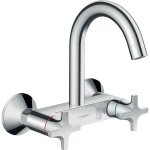 Hansgrohe - logis m32 mitigeur de cuisine, 2 poign�es, montage