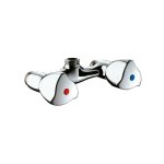 Delabie - mlangeur de douche mural laiton chrom m1 / 2entraxe 80 mm