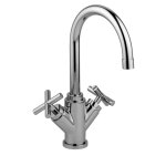 Paffoni - mlangeur lavabo avec bec orientable quattro qtv077cr vidage automatique 1'1 / 4