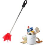 M�langeur de peinture avec tige de 1 / 4 pouces, m�langeur de pigments �poxy, palette, fixation de perceuse ...