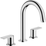 Hansgrohe - mlangeur robinet vernis shape 3 trous chrom avec tirette et vidage synthtique