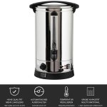 Melko distributeur de boissons chaudes 22 litres avec robinet de sortie distributeur de boissons pour ...