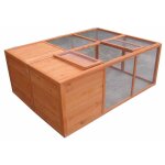 Melko petit enclos pour animaux clapier pliant pour lapins enclos � port�e libre env. 160 x 119 x 60 ...