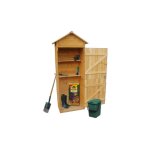 Xxl cabane de jardin cabane � outils cabane de jardin � toit pointu, en bois, 79 x 49 x 190 cm, cabane ...