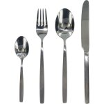 Menagere 16 pieces mat shiny inox