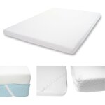 10cm surmatelas en mousse à froid hwc - e63, couvre - matelas, housse de matelas - 180x200cm 10cm surmatelas en mousse à froid hwc - e63, couvre - matelas, housse de matelas - 180x200cm