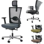 Mendler - chaise de bureau merryfair forte, fauteuil de bureau, chaise pitovante ergonomique - noir