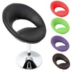 Mendler - chaise de s�jour palerme, salle � manger, simili - cuir, noir