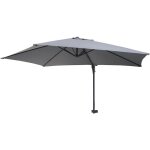 Mendler - parasol mural casoria, parasol déporté pour le balcon, 3m, inclinable gris Mendler - parasol mural casoria, parasol déporté pour le balcon, 3m, inclinable gris
