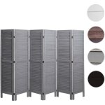 Mendler - paravent hwc - g30, séparateur de pièce, cloison, aspect shabby 170x240cm - anthracite Mendler - paravent hwc - g30, séparateur de pièce, cloison, aspect shabby 170x240cm - anthracite