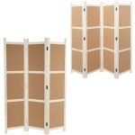 Mendler - paravent subreux, cloison de sparation, avec tableaux en lige, 166x120cm