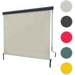 Mendler - store vertical hwc - f42, store vertical tissu protection uv 50 - 250x180cm, jaune