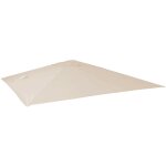 Toile de rechange pour parasol déporté hwc, 3 x 4 m - crème Toile de rechange pour parasol déporté hwc, 3 x 4 m - crème