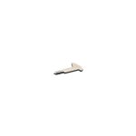 Mentonnet zamac - d�cor : vieil argent - longueur : 50 mm - epaisseur : 3 mm - itar