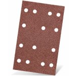Red feuilles abrasives auto - agrippantes, 133 x 80 mm, 14 trous, p. ponceuses vibrantes, corindon normal ...