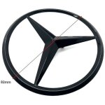 Mercedes benz 3 point gloss black star emblem badge for all mercedes c class w205 & c63 amg