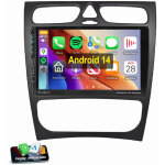 Pour mercedes benz c - klasse w203 c 180 c 220 android 14 autoradio gps wifi 2 + 32g