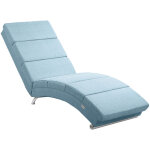 Mridienne london chaise de relaxation chaise longue d'intrieur design fauteuil relax salon tissu ptrole ...