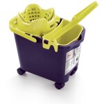 Mery - seau � serpilli�re godet automatique � roulettes plateau multifonction pour tous les types de ...