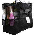 Mesh sac de plage tr�s grands sacs � provisions pliables pour des vacances en famille baden shopper voyage ...