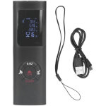 Mesure laser t�l�m�tre rechargeable 60m, outil d'affichage num�rique pour la mesure de la construction ...