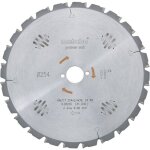 Metabo - lame de scie circulaire hw / ct 254 x 30 x 2, 4 / 1, 8, nombre de dents 60, aff�tage en biseau ...