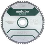 Metabo lame de scie  multi cut - classic , 254x30 z60 fz / tz 5� n�g (628285000)