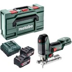 Metabo - st 18 lt 130 bl scie sauteuse sans fil 18 v 130 mm brushless + 2x batterie 4, 0 ah + chargeur ... Metabo - st 18 lt 130 bl scie sauteuse sans fil 18 v 130 mm brushless + 2x batterie 4, 0 ah + chargeur ...