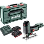 Metabo - st 18 lt 130 bl scie sauteuse sans fil 18 v 130 mm brushless + 2x batterie lihd 4, 0 ah + chargeur ... Metabo - st 18 lt 130 bl scie sauteuse sans fil 18 v 130 mm brushless + 2x batterie lihd 4, 0 ah + chargeur ...