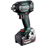 Metabo visseuse  choc sans fil ssw 18 ltx 550 bl, 1 / 2  2x 5, 2 ah et chargeur en metabox 145