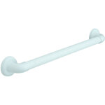 Poignée de douche en pvc blanc 60 cm barre d'appui baignoire personnes âgees Poignée de douche en pvc blanc 60 cm barre d'appui baignoire personnes âgees