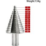 Metal foret conique foret �tag� 5mm - 35mm, triangle conique titane avec rev�tement titane, pour visseuse ...