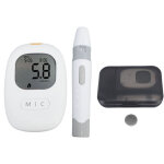 M�tre de glyc�mie haute pr�cision, kit de test fiable avec stylo � lancettes pour usage domestique