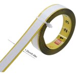 M�trique ruban � mesurer 1 m�tres auto - adh�sif - avec colle bande pour charpentier usage domestique ...