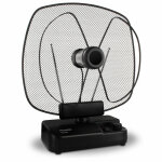 Antenne d'intrieur tersera amplifie fm / dab + 4k 59 db - noire