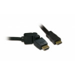Cble hdmi premium high speed + ethernet mini hdmi / hmdi - rotatif 1, 5 m