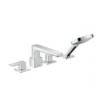Hansgrohe - robinet mlangeur bain douche 4 trous poigne manette metropol chrom