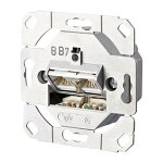 Prise r�seau encastr� insert cat 6 2 ports metz connect 1307381200 - i m�tal r07410