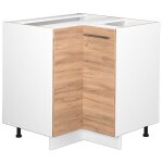 Meuble d'angle fame - line, ch�ne de force dor�, 80. 5 cm sans plan de travail vicco