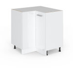 Meuble d'angle r - line, blanc haute brillance, 75. 6 cm sans plan de travail vicco Meuble d'angle r - line, blanc haute brillance, 75. 6 cm sans plan de travail vicco