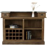 Rendez - vous dco - meuble de bar en bois de cdre recycl et mtal - spritz