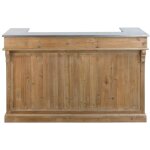 Meuble bar en bois recycl 180 cm garance
