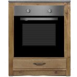 Meuble bas de cuisine pour four et plaques de cuisson champêtre Meuble bas de cuisine pour four et plaques de cuisson champêtre